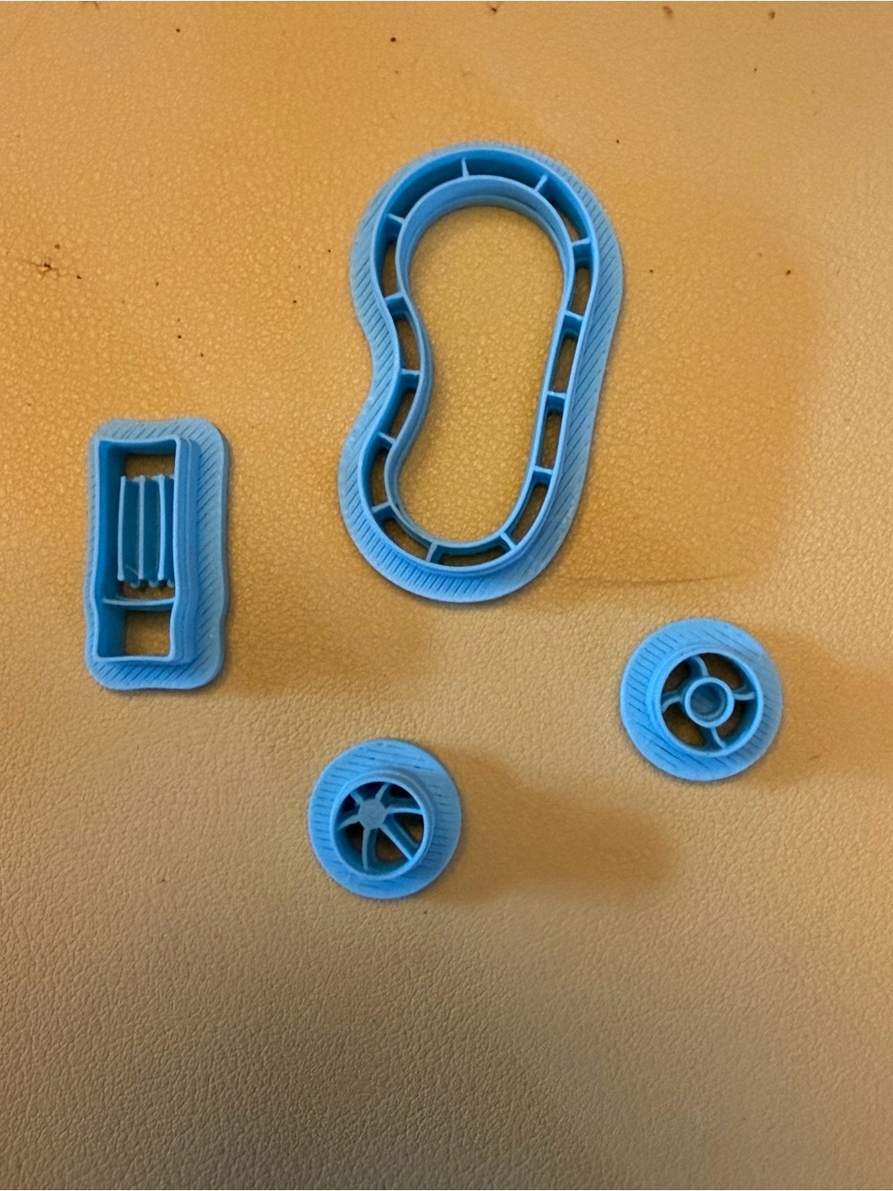 Swimming pool & toys 3D-Printed Polymer Clay cutter set!
